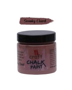 iCraft Chalk Paint Smokey Claret - Jar of 250 ML