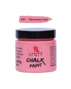 iCraft Chalk Paint Strawberry Crush - Jar of 250 ML