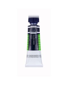 Mijello Mission White Class Hybrid Designers Gouache - Yellow Green (732) - 15 ML