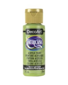 DecoArt Americana Matte Acrylic Paint - 59 ML (2 Oz) Bottle - Hauser Light Green (131)