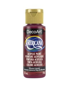 DecoArt Americana Matte Acrylic Paint - 59 ML (2 Oz) Bottle - Alizarin Crimson (179)