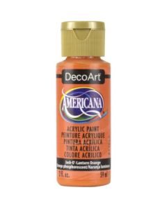 DecoArt Americana Matte Acrylic Paint - 59 ML (2 Oz) Bottle -  Jack-O’-Lantern Orange (229)