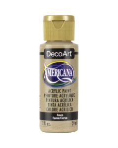 DecoArt Americana Matte Acrylic Paint - 59 ML (2 Oz) Bottle - Fawn (242)