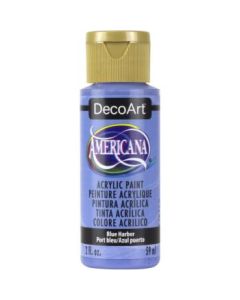 DecoArt Americana Matte Acrylic Paint - 59 ML (2 Oz) Bottle - Blue Harbor (283)