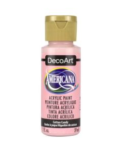 DecoArt Americana Matte Acrylic Paint - 59 ML (2 Oz) Bottle - Cotton Candy (347)