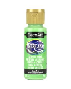 DecoArt Americana Matte Acrylic Paint - 59 ML (2 Oz) Bottle - Green Tree (349)