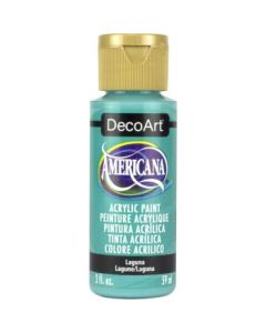 DecoArt Americana Matte Acrylic Paint - 59 ML (2 Oz) Bottle - Laguna (350)