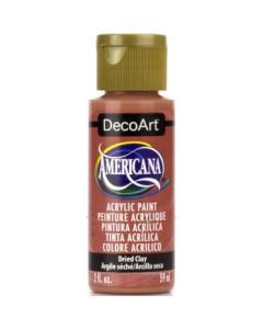 DecoArt Americana Matte Acrylic Paint - 59 ML (2 Oz) Bottle - Dried Clay (356)