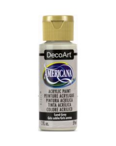 DecoArt Americana Matte Acrylic Paint - 59 ML (2 Oz) Bottle - Sand Grey (361)