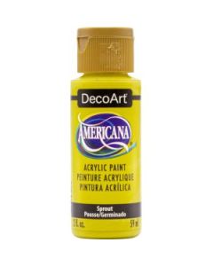 DecoArt Americana Matte Acrylic Paint - 59 ML (2 Oz) Bottle - Sprout (406)