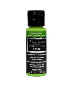 DecoArt Americana Multi Surface Satin Acrylic Paint - 59 ML (2 Oz) - Leprechaun (519)