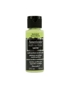 DecoArt Americana Multi Surface Satin Acrylic Paint - 59 ML (2 Oz) - Melonball (544)