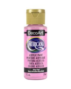 DecoArt Americana Matte Acrylic Paint - 59 ML (2 Oz) Bottle - Baby Pink (O31)