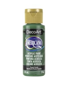 DecoArt Americana Matte Acrylic Paint - 59 ML (2 Oz) Bottle - Forest Green (O50)