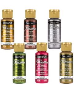 DecoArt Acrylic Craft Paint - Dazzling Metallics