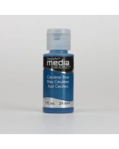 DecoArt Media Fluid Acrylics - 29.57 ML (1 Oz) Bottle - Cerulean Blue (06)