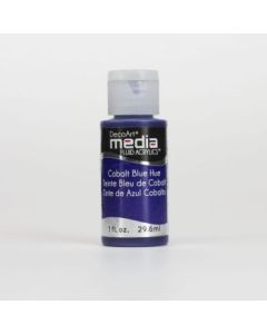 DecoArt Media Fluid Acrylics - 29.57 ML (1 Oz) Bottle - Cobalt Blue Hue (08)