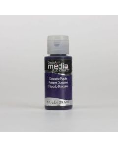 DecoArt Media Fluid Acrylics - 29.57 ML (1 Oz) Bottle - Dioxazine Purple (12)