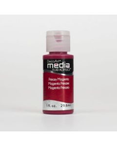 DecoArt Media Fluid Acrylics - 29.57 ML (1 Oz) Bottle - Primary Magenta (29)