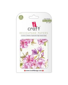 iCraft Decoupage Paper - Spring Mongolia 15 x 20" - Design - 3009