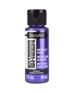 DecoArt Extreme Sheen Metallic Acrylic Paint - 59 ML (2 Oz) Bottle - Amethyst (18)