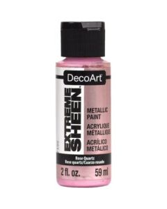 DecoArt Extreme Sheen Metallic Acrylic Paint - 59 ML (2 Oz) Bottle - Rose Quartz (23)