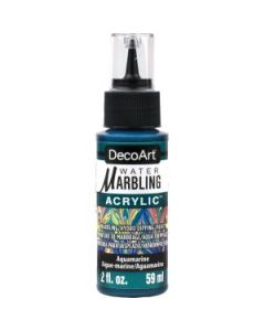 DecoArt Water Marbling Paint - 59 ML (2 Oz) Dropper Bottle - Aquamarine (11)