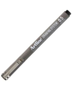 Artline Technical Drawing Pen - Water-Based Pigment Ink - Black - 0.5 MM