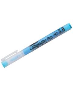 Artline Pastel Calligraphy Pen - Fiber Tip - Pastel Blue - 3.0 MM