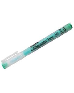 Artline Pastel Calligraphy Pen - Fiber Tip - Pastel Green - 3.0 MM