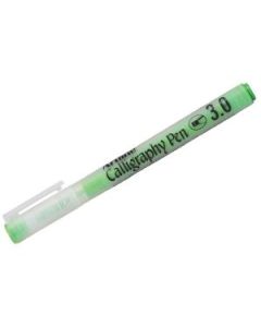 Artline Pastel Calligraphy Pen - Fiber Tip - Yellow Green - 3.0 MM