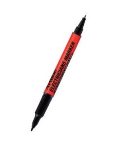 Artline EKPR-ELFT Electricians Marker - Twin-Tip - Non-Conductive Ink - Black - 0.4 - 1.0 MM