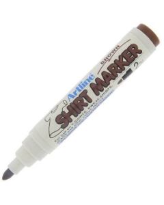 Artline EKT2 T-Shirt Marker - Bullet Tip - Brown - 2MM