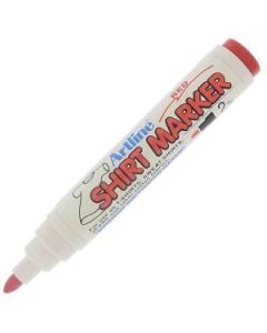 Artline EKT2 T-Shirt Marker - Bullet Tip - Red - 2MM