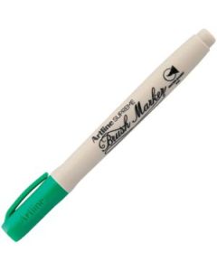 Artline Supreme Water-based Brush Marker - Flexible Brush Tip - Green