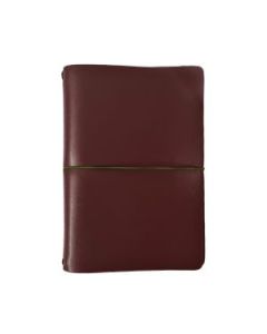 Endless Explorer Refillable Leather Journal Maroon with Storyboard Large Notebook - Regalia Paper - 80 GSM Dotted (8.1 x 5.7") of 64 Pages