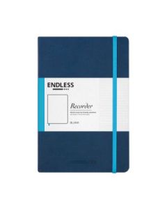 Endless Recorder - Deep Ocean (Blue) - Tomoe River Paper - 68 GSM Blank A5 (8.3 x 5.6") Notebook of 192 Pages