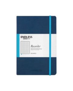 Endless Recorder - Deep Ocean (Blue) - Tomoe River Paper - 68 GSM Squared A5 (8.3 x 5.6") Notebook of 192 Pages