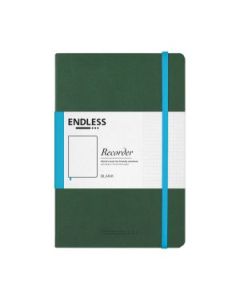 Endless Recorder - Forest Canopy (Green) - Tomoe River Paper - 68 GSM Blank A5 (8.3 x 5.6") Notebook of 192 Pages