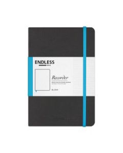 Endless Recorder - Infinite Space (Black) - Tomoe River Paper - 68 GSM Blank A5 (8.3 x 5.6") Notebook of 192 Pages