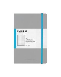 Endless Recorder - Mountain Snow (Grey) - Tomoe River Paper - 68 GSM Dotted A5 (8.3 x 5.6") Notebook of 192 Pages