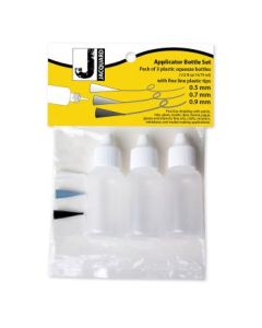 Jacquard - Applicator Bottle Set - With 3 Applicator Bottle + 3 Plastic Tips