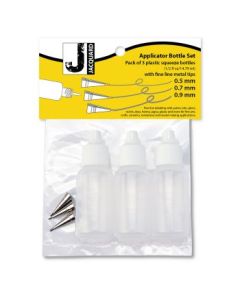 Jacquard - Applicator Bottle Set - With 3 Applicator Bottle + 3 Metal Tips