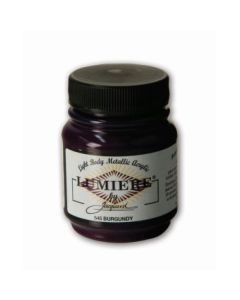 Jacquard Lumiere Metallic Fabric Colour - 2.25 Oz (66.54 ML) Jar - Burgundy (545)