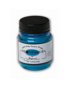 Jacquard Neopaque Fabric Colour - 2.25 Oz (66.54 ML) Jar - Turquoise (585)