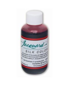 Jacquard Green Label - Silk Colour Dyes - 59 ML (2 Oz) Bottle - Carmine Red (714)