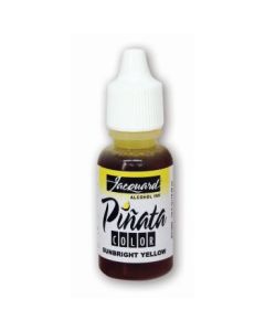 Jacquard Acid-Free Alcohol Inks - Pinata Colour - 14.79 ML (1/2 Oz) Bottle - Sunbright Yellow (002)