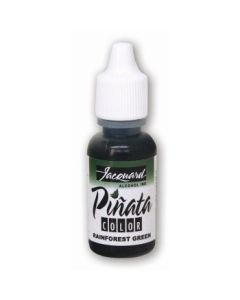 Jacquard Acid-Free Alcohol Inks - Pinata Colour - 14.79 ML (1/2 Oz) Bottle - Rainforest Green (023)