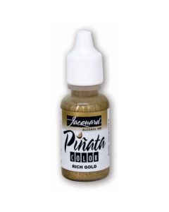 Jacquard Acid-Free Alcohol Inks - Pinata Colour - 14.79 ML (1/2 Oz) Bottle - Rich Gold (032)