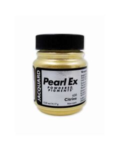 Jacquard Pearl Ex Powdered Pigments - 0.50 Oz (14.17 GM) Jar - Citrine (630)